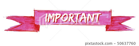 important ribbon - Stock Illustration [50637760] - PIXTA