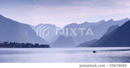 Wonderful view of norvegian fjord, Romsdalfjord near Andalsnes. Silver silhouettes. Wonderful view of norvegian fjord, Romsdalfjord near Andalsnes. Silver silhouettes. 50639060