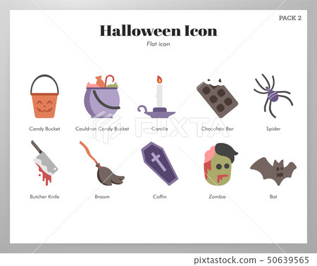 Halloween icons flat pack Halloween icons flat pack 50639565
