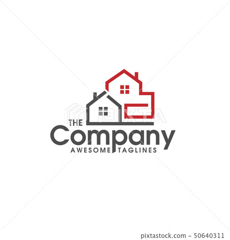 Real estate vector logo, Home, house linear logo Real estate vector logo, Home, house linear logo 50640311