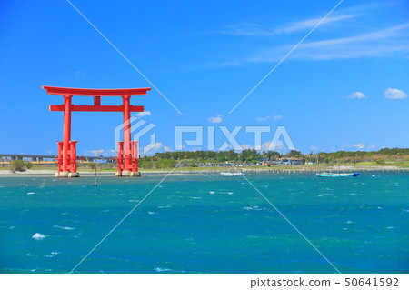 [靜岡縣]本田島海濱公園在晴朗的天氣下 50641592