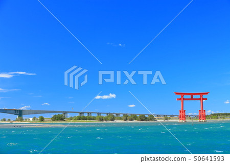 [Shizuoka Prefecture] Bentenjima Seaside Park under sunny weather 50641593