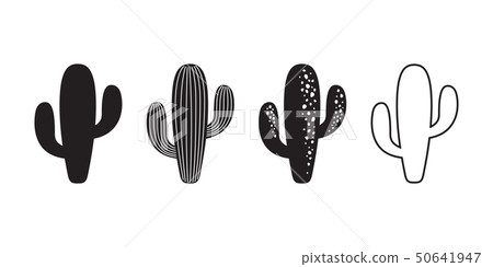 cactus icon vector logo symbol sign desert flower cactus icon vector logo symbol sign desert flower 50641947