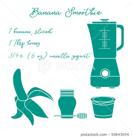 Banana smoothie Healthy eating habits. 50643054