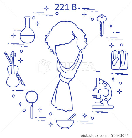 Private detective Sherlock Holmes with variety 50643055
