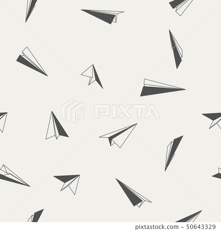 Paper planes seamless pattern Paper planes seamless pattern 50643329