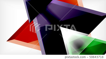 3d triangular vector minimal abstract background design, abstract poster geometric design 50643718