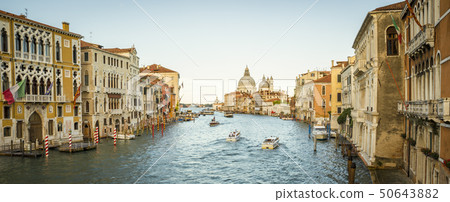 Panorama of Grand Canal in Venice, Italy 50643882