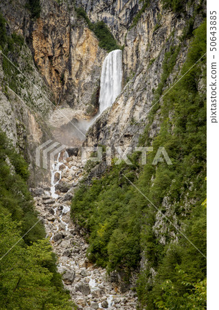 Boka waterfall in Slovenia 50643885