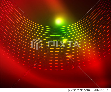Neon circles abstract background Neon circles abstract background 50644584