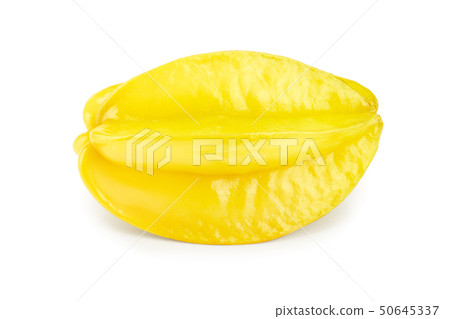 Carambola or star-fruit isolated on white background 50645337