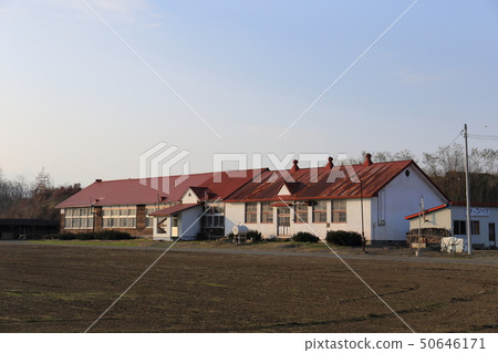 北海道Shomuro前小學小學木製學校建築 北海道Shomuro前小學小學木製學校建築 50646171
