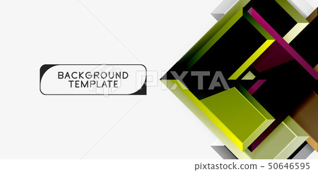 Glossy arrows geometric background 50646595