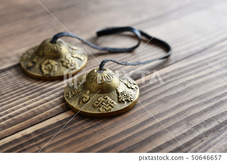 Tibetan Ting Sha Ceremonial Bells 50646657