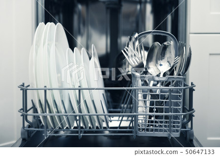 Clean cutlery and plates Clean cutlery and plates 50647133