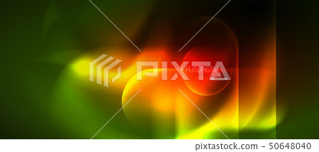Neon glowing techno lines, blue hi-tech futuristic abstract background template Neon glowing techno lines, blue hi-tech futuristic abstract background template 50648040