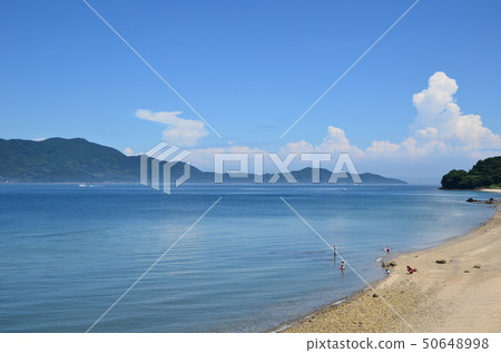 Summer vacation with sky, clouds and sea Summer vacation with sky, clouds and sea 50648998