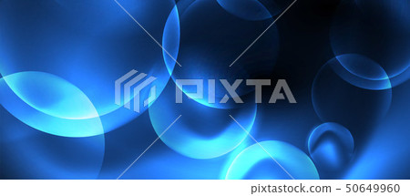 Shiny neon circles abstract background - Stock Illustration [50649960 ...