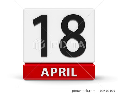 Cubes calendar 18th April 50650405