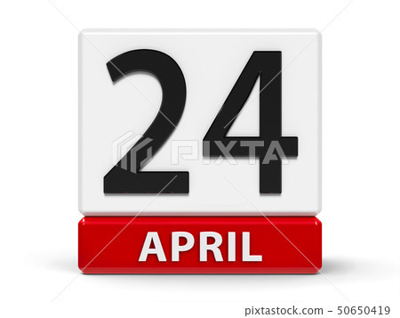 Cubes calendar 24th April 50650419