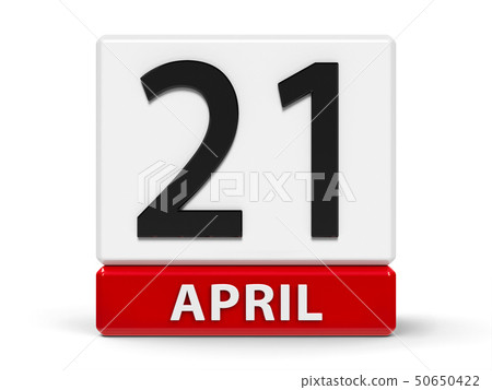 Cubes calendar 21st April 50650422
