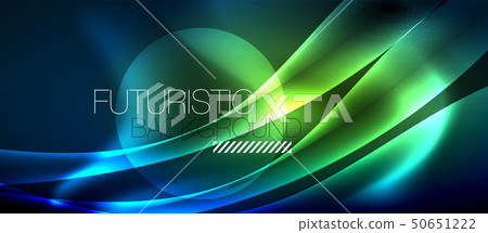 Neon glowing lines, magic energy space light concept, abstract background wallpaper design Neon glowing lines, magic energy space light concept, abstract background wallpaper design 50651222