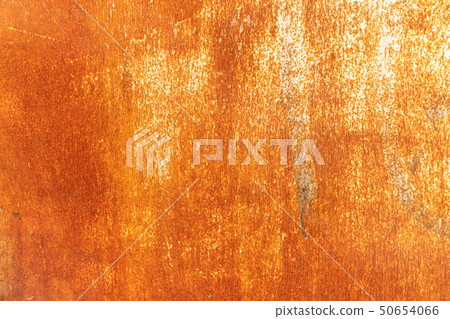 Orange Metal rusty background, Metal grunge 50654066
