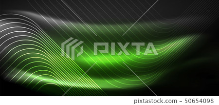 Glowing shiny neon squares abstract background, techno modern template Glowing shiny neon squares abstract background, techno modern template 50654098