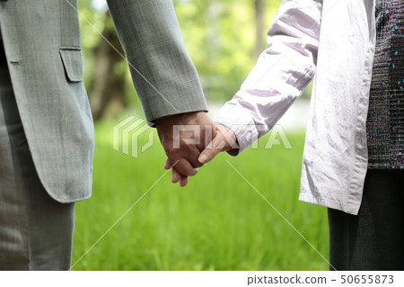 高級Oshidori夫婦新綠色 50655873