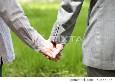 Senior Oshidori couple new green Senior Oshidori couple new green 50655877