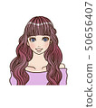 A woman with a smile 50656407