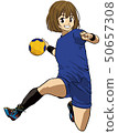 Women's handball 50657308