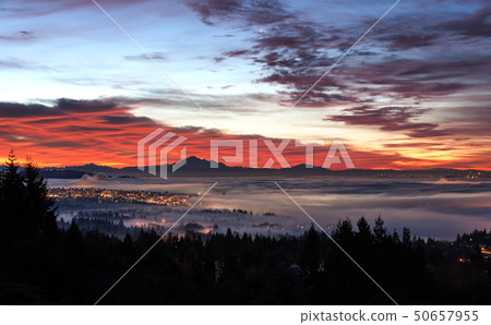 sunrise and morning glow sunrise and morning glow 50657955