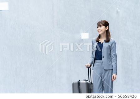 企業形象女性員工職業女性海外商務旅行 50658426