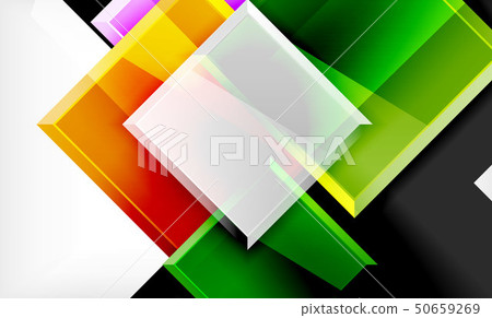 Color squares futuristic abstract background Color squares futuristic abstract background 50659269