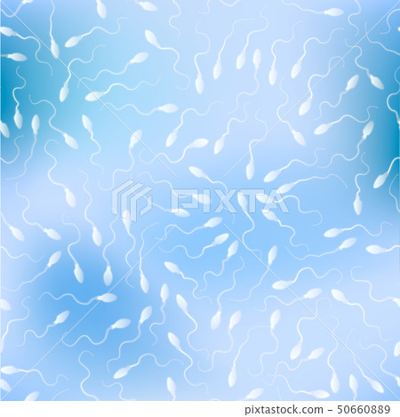 Lots of white realistic detailed spermatozoids, Lots of white realistic detailed spermatozoids, 50660889