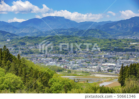 A distant view of Iida 50661346