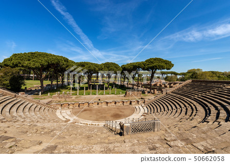 Ostia Antica Rome Italy - The Roman Theatre Ostia Antica Rome Italy - The Roman Theatre 50662058