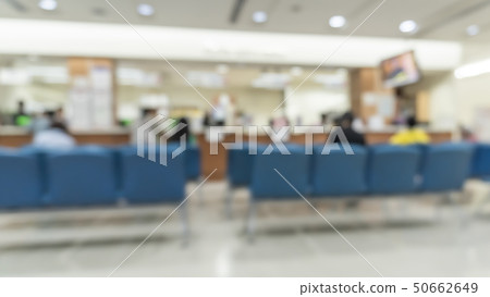 Medical blur background patient service counter 50662649