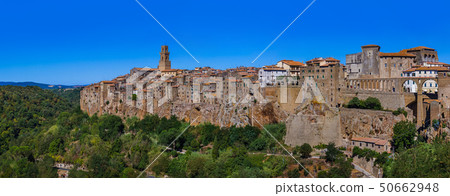 Pitigliano medieval town in Tuscany Italy Pitigliano medieval town in Tuscany Italy 50662948