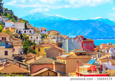 Nafplio, Greece aerial view 50664374