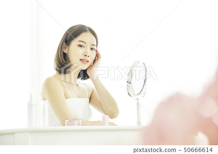 美容，美容，護膚，年輕女子 50666614