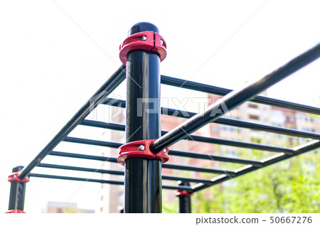 Close-up of outdoor exercise equipment for sports 50667276