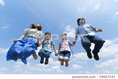 Family of four to jump Family of four to jump 50667542