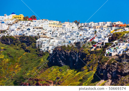 panorama of Imerovigli , Santorini, Greece 50669374