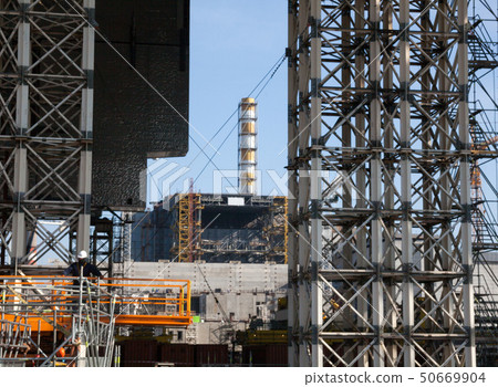 Construction of New Safe Confinement at Chernobyl Construction of New Safe Confinement at Chernobyl 50669904