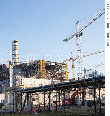 Construction of New Safe Confinement at Chernobyl 50670333