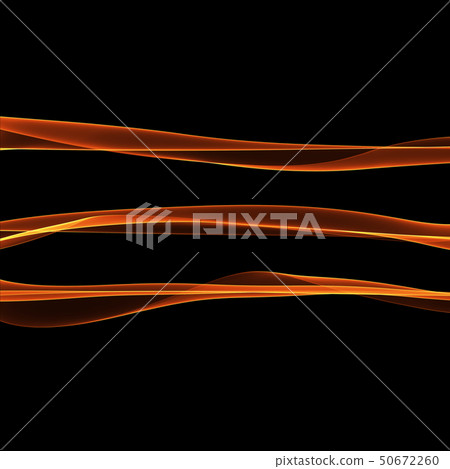 Set of abstract red smoke fire brushes over black background. Wavy elegant collection elements for Set of abstract red smoke fire brushes over black background. Wavy elegant collection elements for 50672260