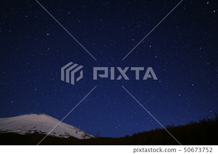 富士山和北斗七星 富士山和北斗七星 50673752