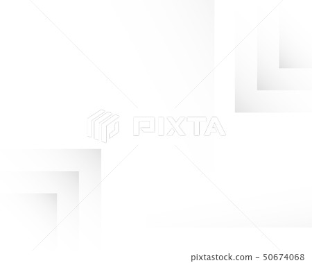 Abstract geometric corner element on white 50674068